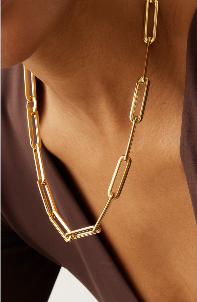 JENNY BIRD Stevie Chain Necklace, Alternate, color, High Polish Gold