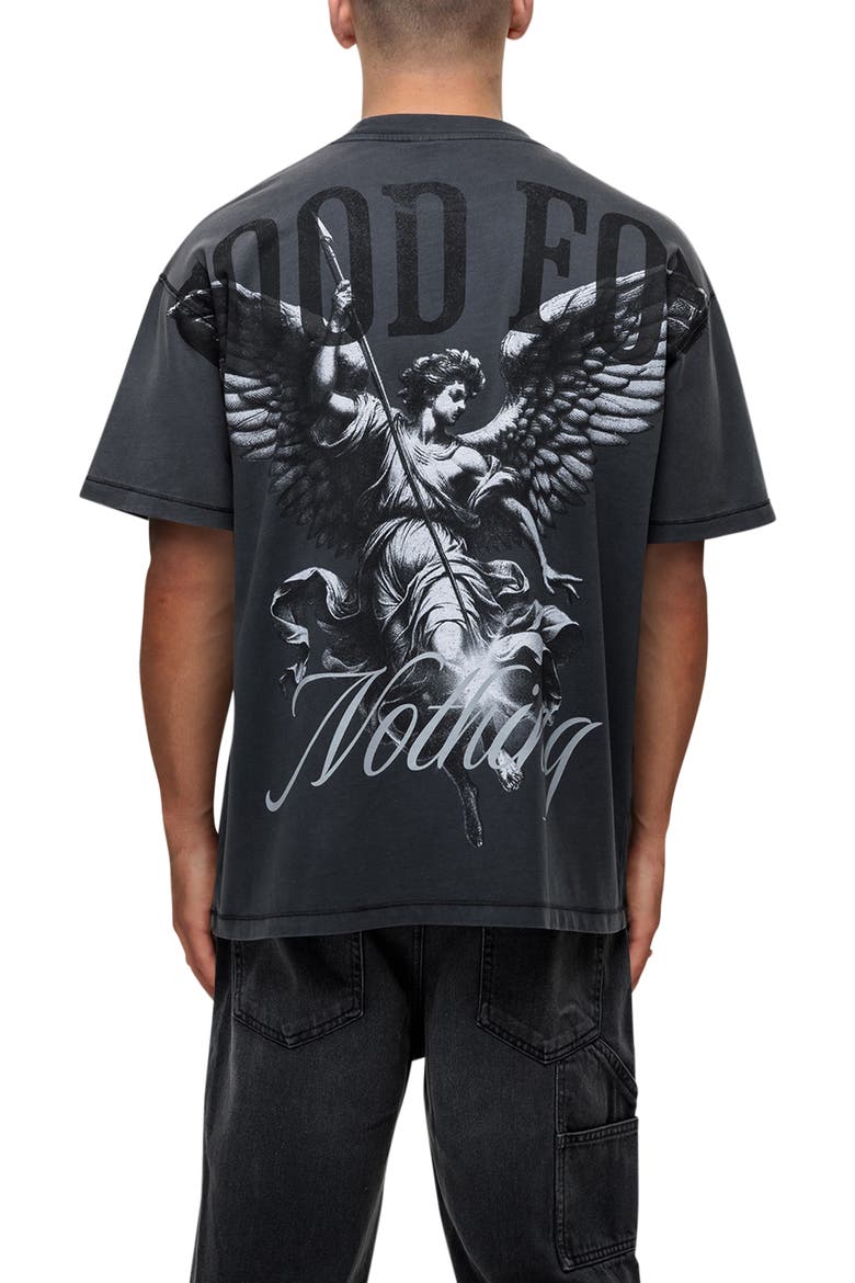 Revival Printed Washed T-Shirt, Alternate, color, BLACK