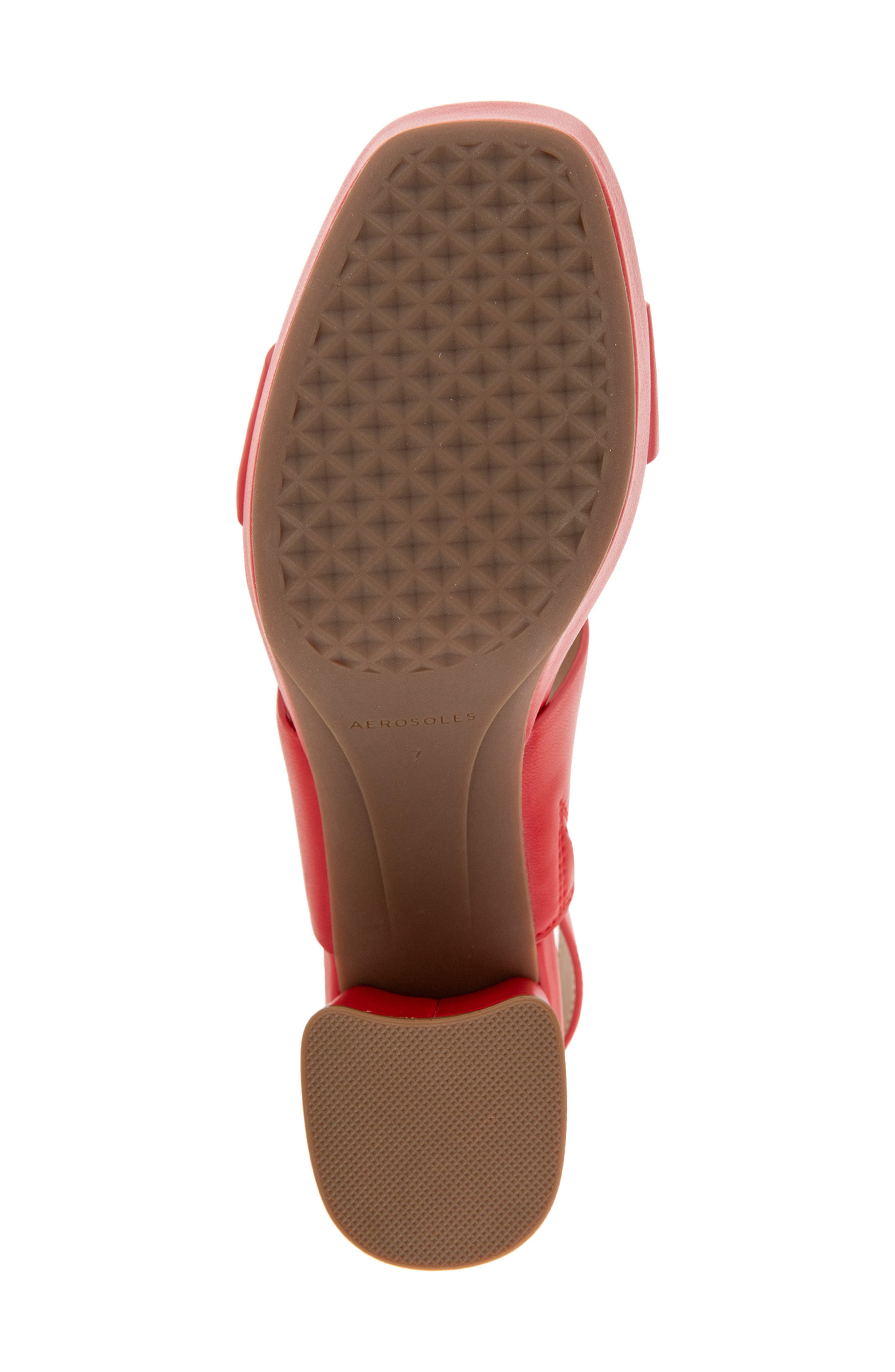 Aerosoles Prym Slingback Platform Sandal, Alternate, color, Racing Red