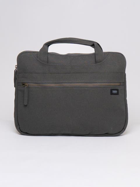 Organic Cotton Laptop Sleeve With Handles