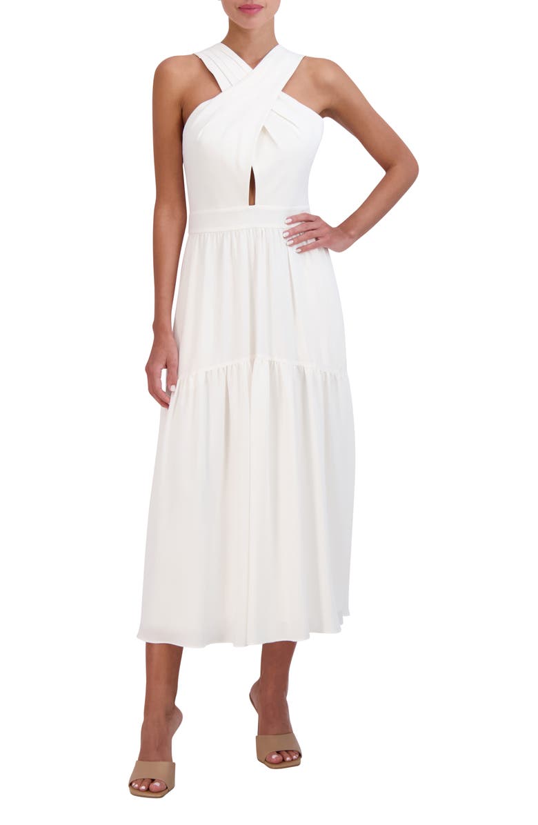 BCBGMAXAZRIA Sleeveless A-Line Dress, Main, color, 