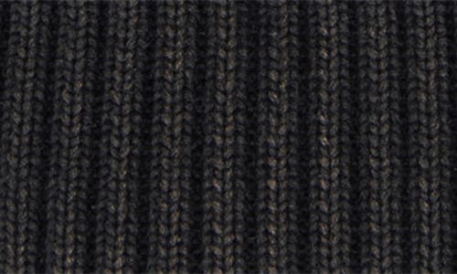 Herschel Supply Co . Wallace Rib Acid Wash Cotton Cuffed Beanie In Black
