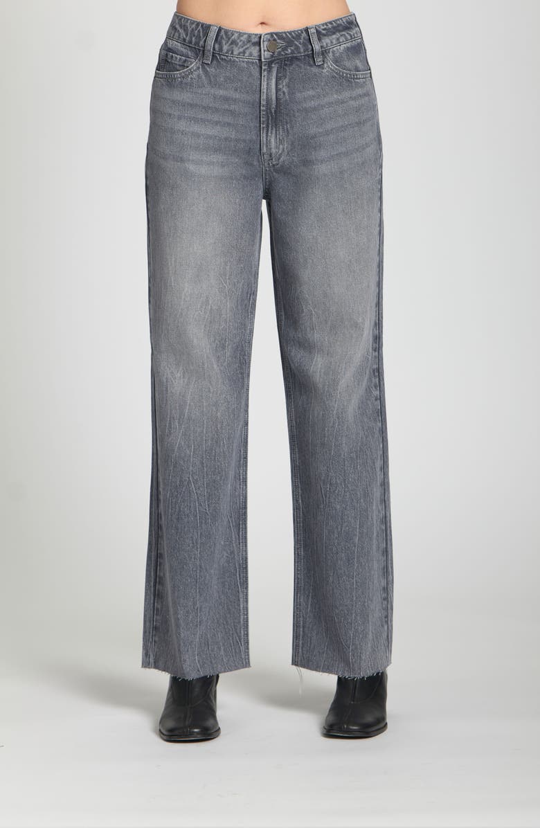 APNY Featherweight Wide Leg Jeans, Alternate, color, Grey