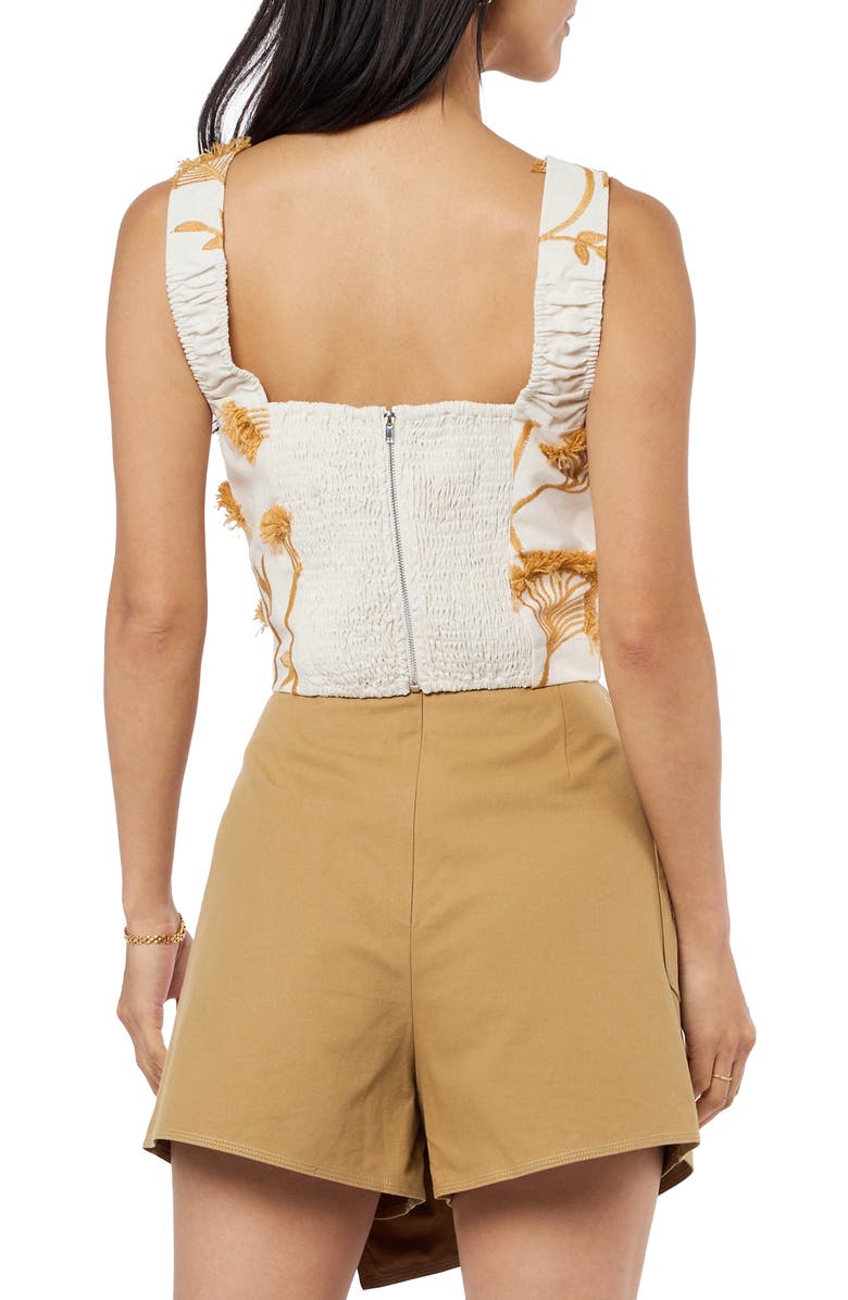 CIEBON Inah Embroidered Tank, Alternate, color, White Multi