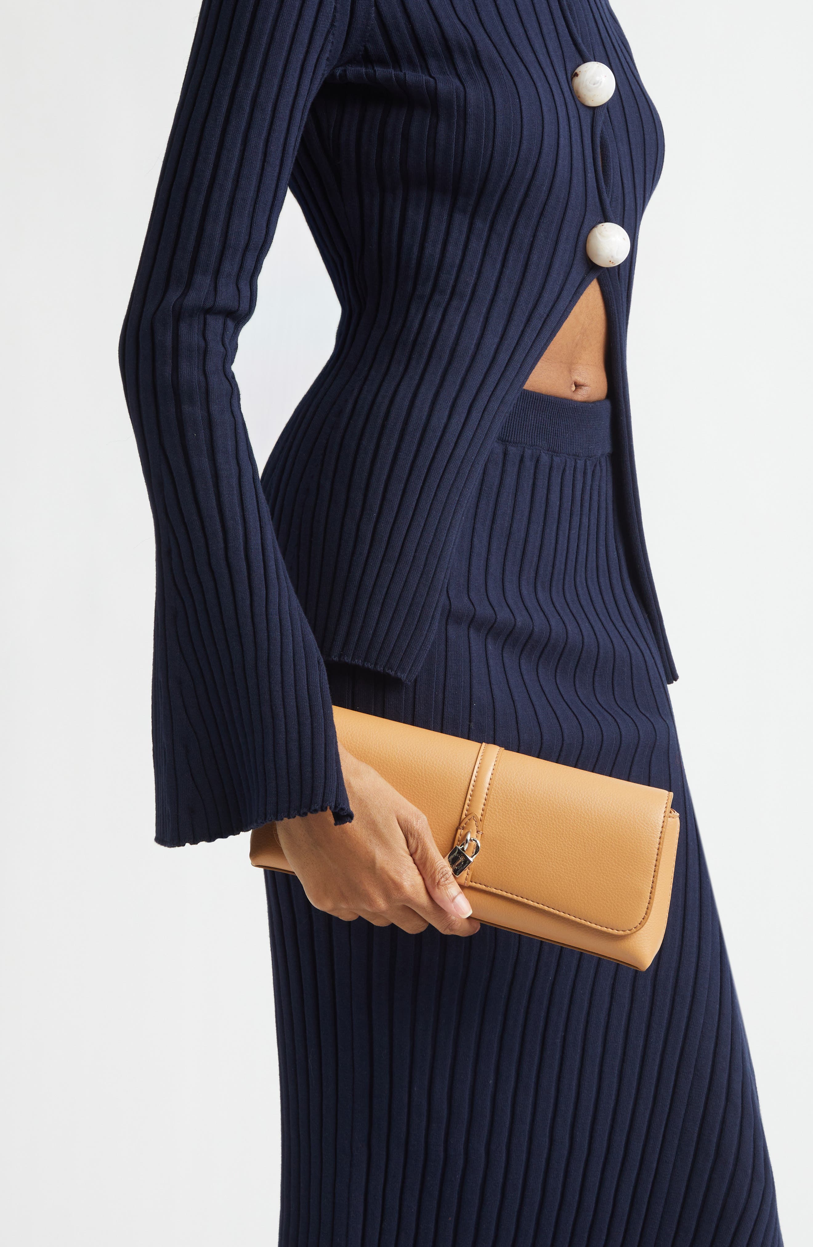 Stella McCartney Stella Ryder Pochette Shoulder Bag, Alternate, color, Honey