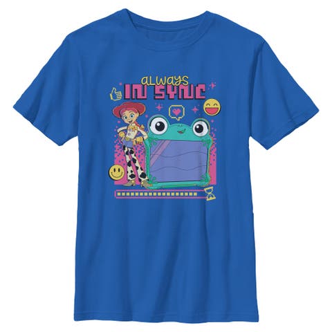 Boy's Toy Story 5 Always In Sync Lily And Jessie  Graphic T-Shirt
