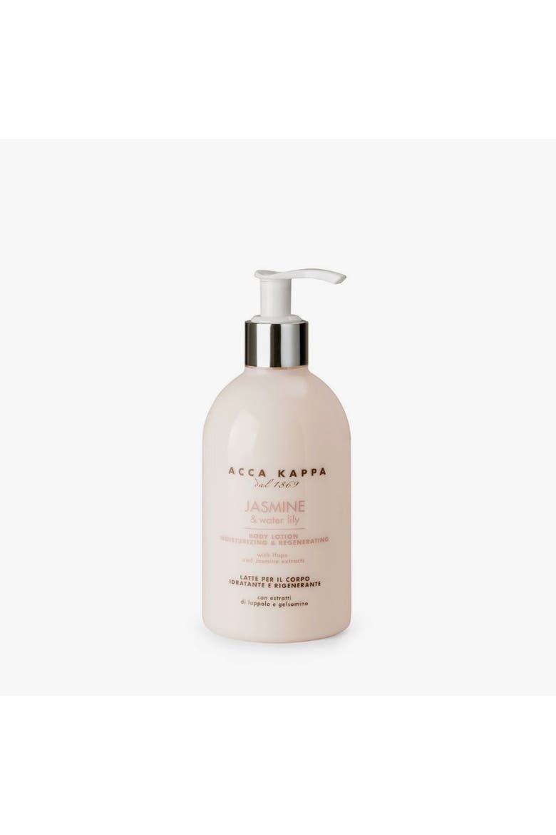 Jasmine & Water Lily Body Lotion, Main, color, White