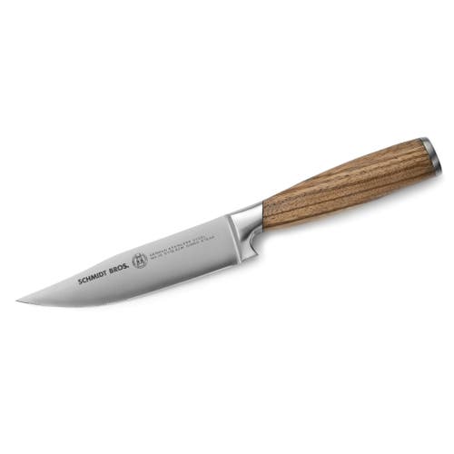 Schmidt Brothers Cutlery Zebra Wood 4-piece Steak Set In Brown