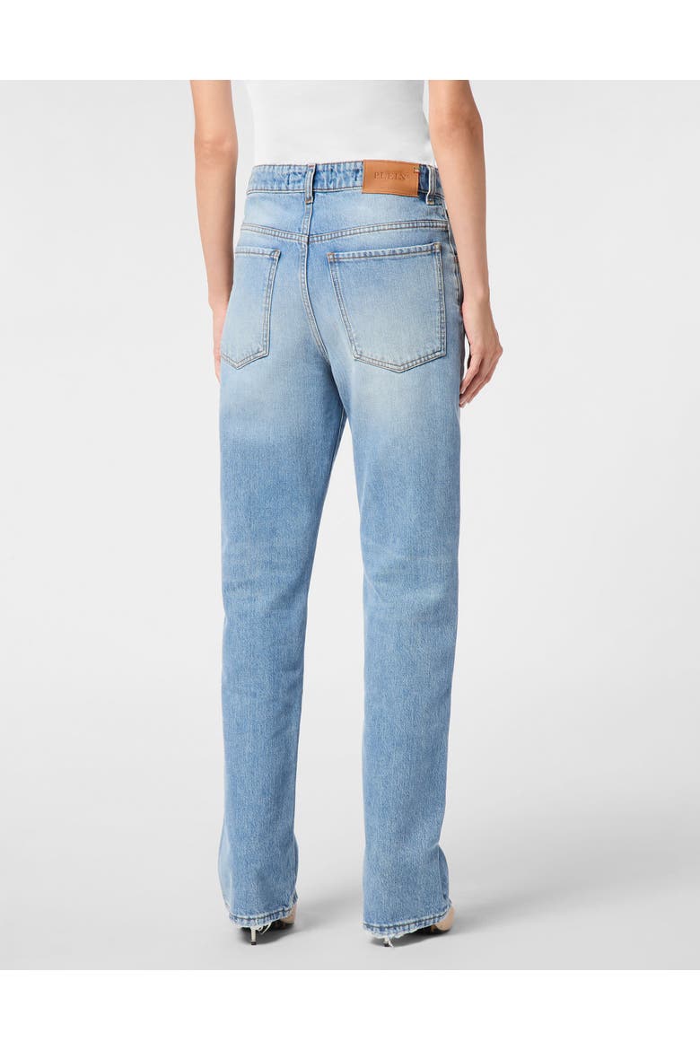 Jeans Straight Cut Women, Alternate, color, Mykonos
