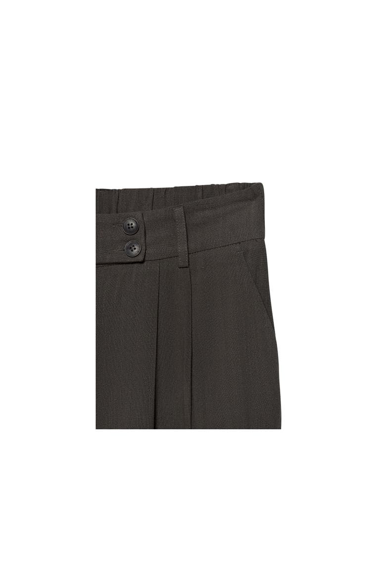 Wide Leg Linen Pants, Alternate, color, Olive