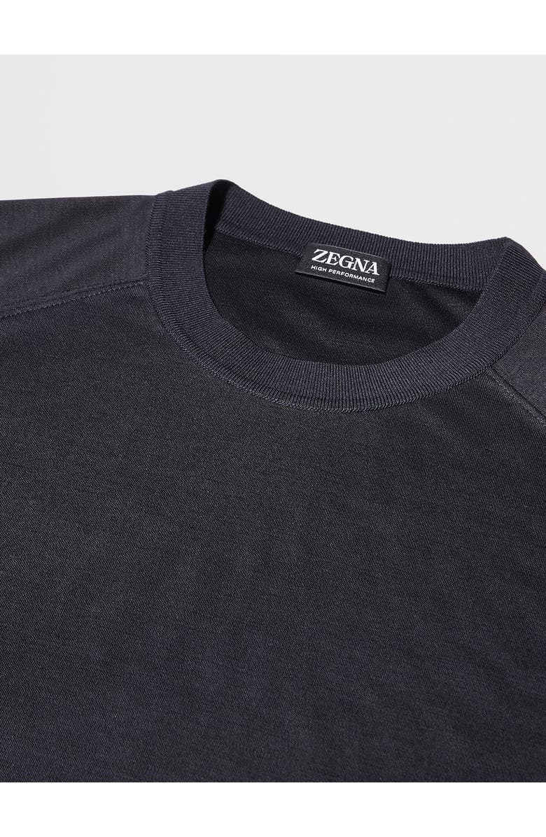 ZEGNA High Performance<sup>™</sup> Short Sleeve Wool T-Shirt, Alternate, color, Navy