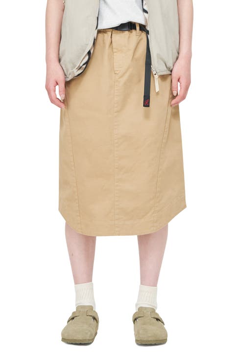 Lili Woven Midi Skirt