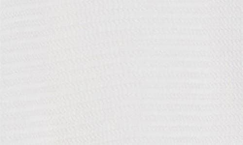 Thom Browne Textured Stitch Virgin Wool Crewneck Cardigan In White