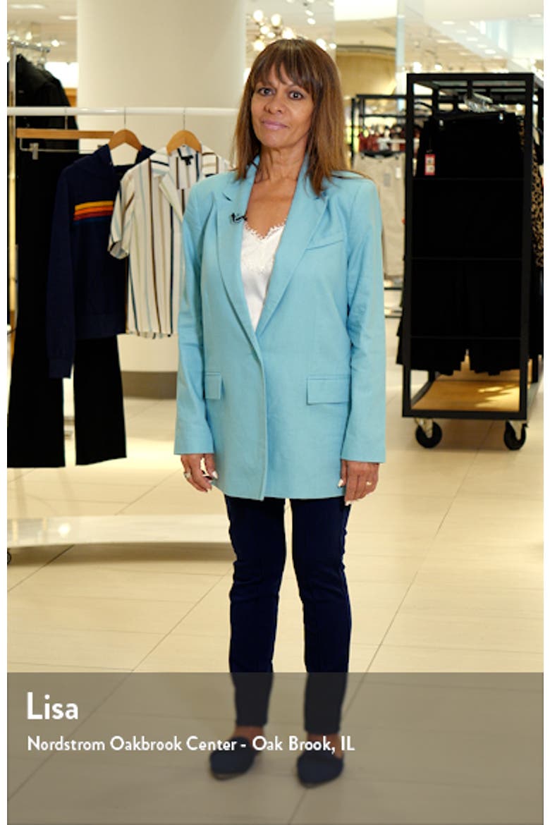 Oversize Linen Blend Blazer video