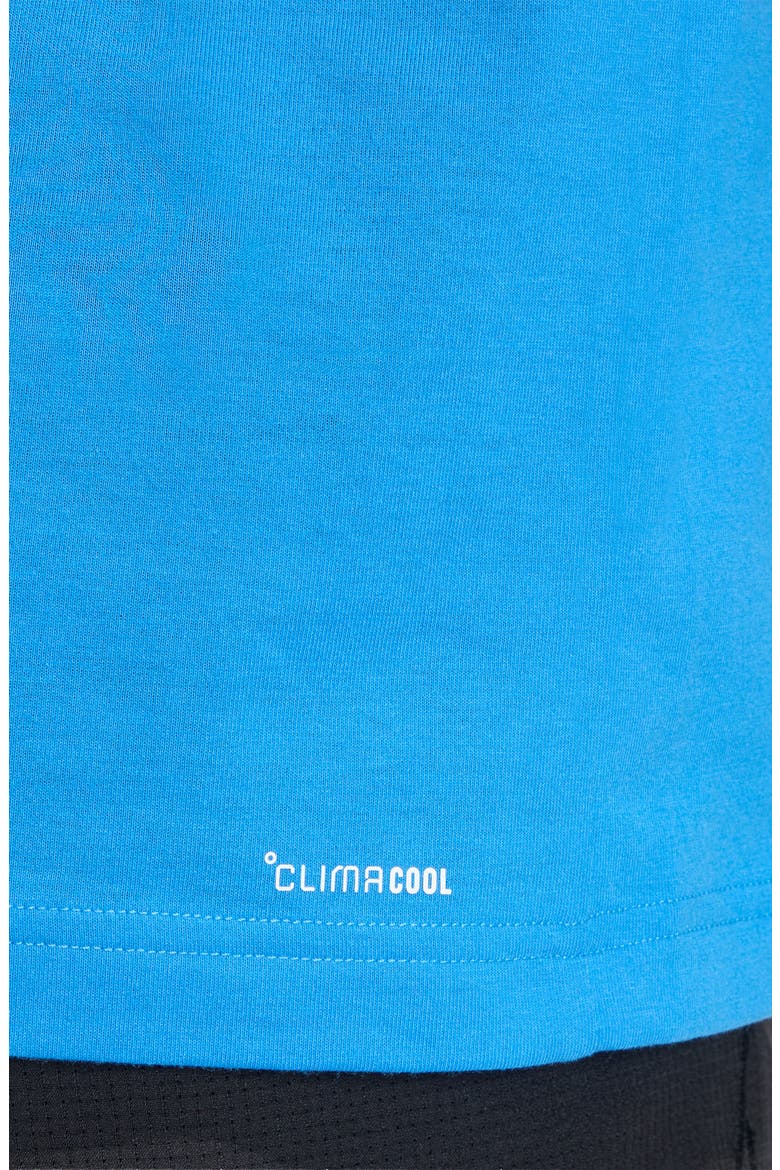 Workout Essentials Climacool FeelReady T-Shirt, Alternate, color, RAY BLUE