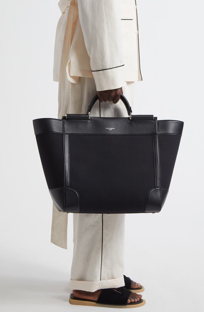 Dolce&Gabbana Sicily Shoulder Bag, Alternate, color, 8B956 Black/ Black