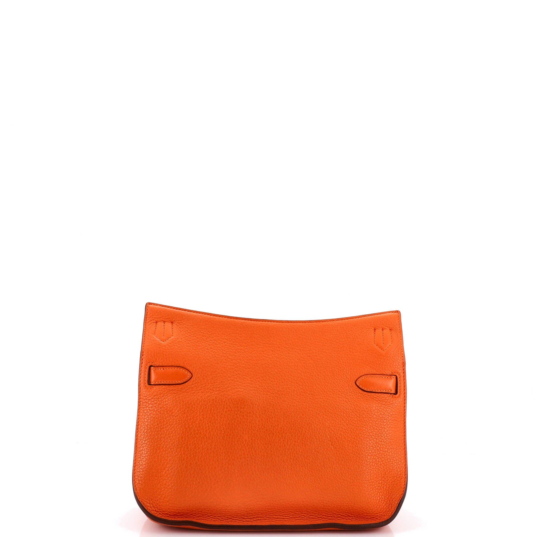 Pre-Owned Hermes Jypsiere Bag Clemence 28, Alternate, color, Orange H