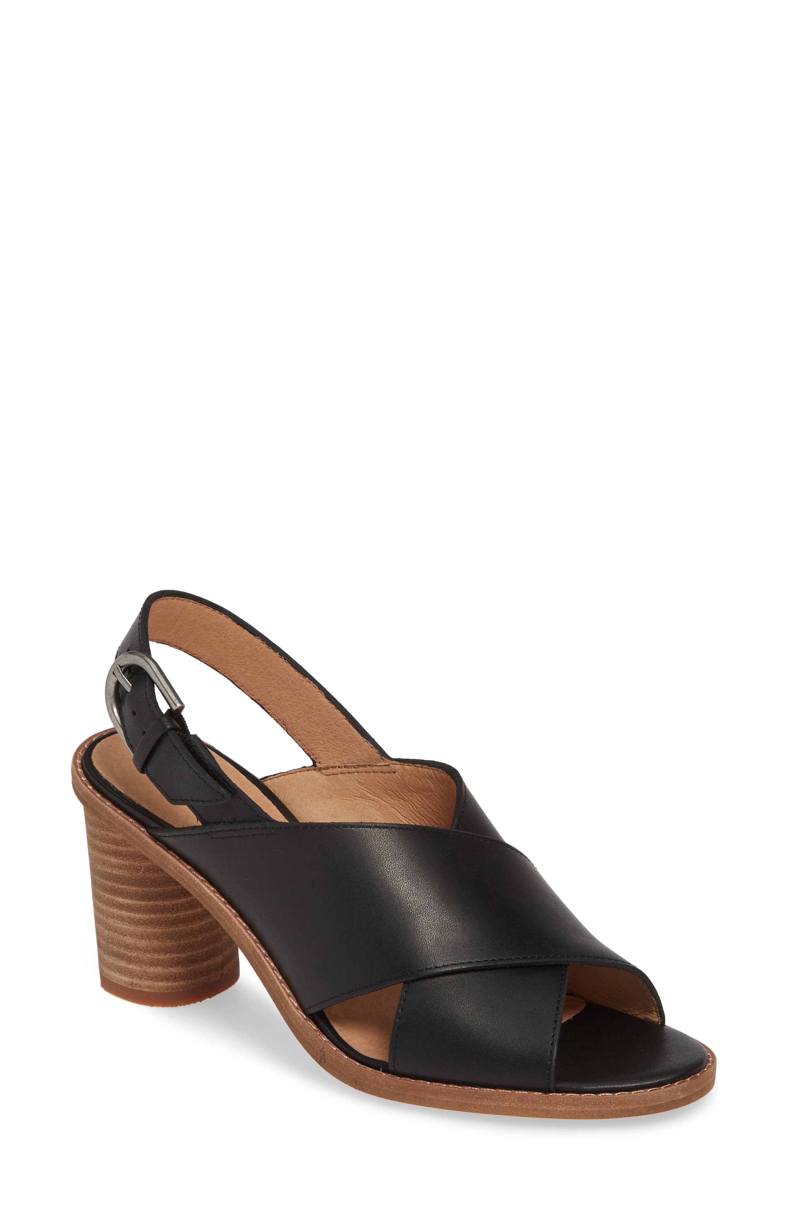 Madewell The Ruthie Crisscross Sandal, Main, color, 