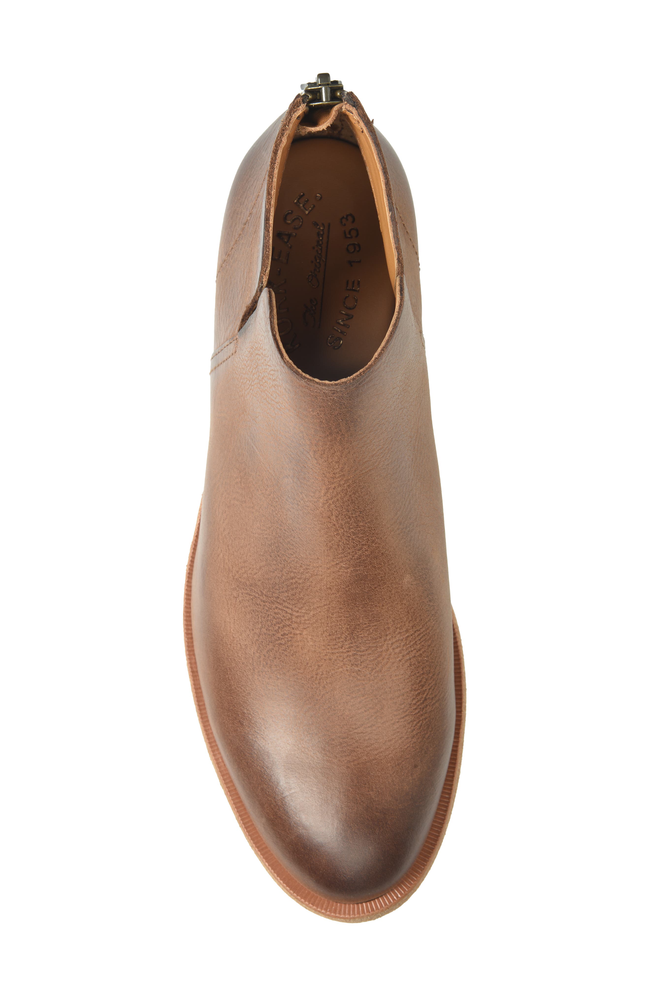 Kork-Ease<sup>®</sup> Renny Leather Bootie, Alternate, color, Brown Leather