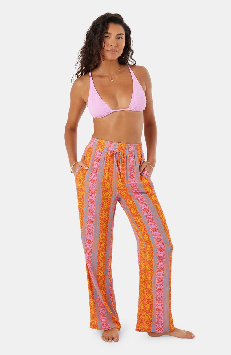 Roxy Beachside Cover-Up Pants, Alternate, color, Multi