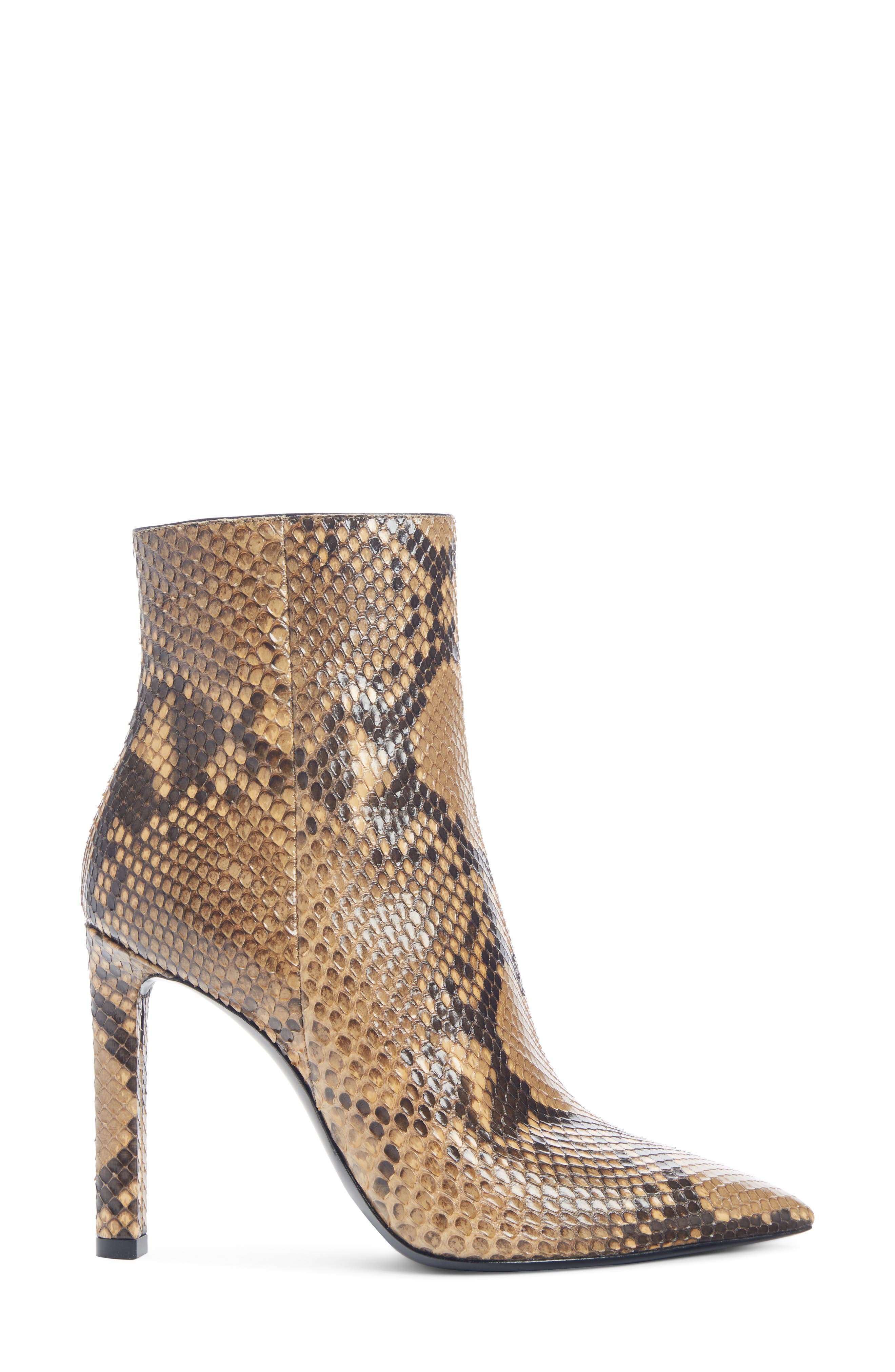 Saint Laurent Kate Genuine Python Bootie, Alternate, color, 
