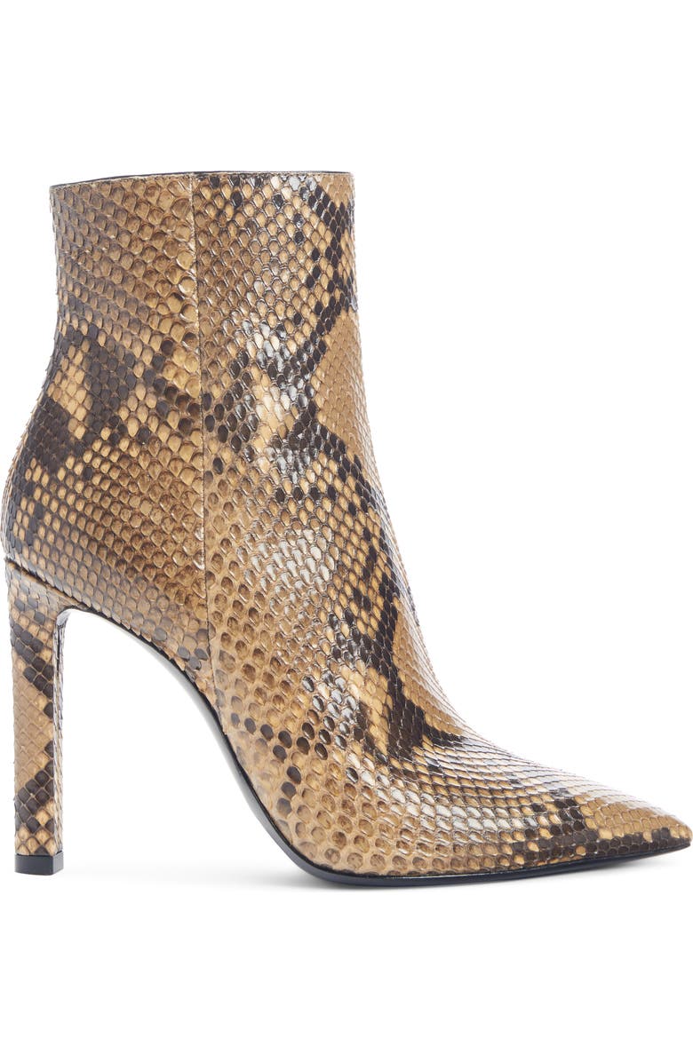 Saint Laurent Kate Genuine Python Bootie, Alternate, color,