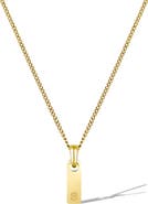 Vincero Men's Initial Pendant Necklace