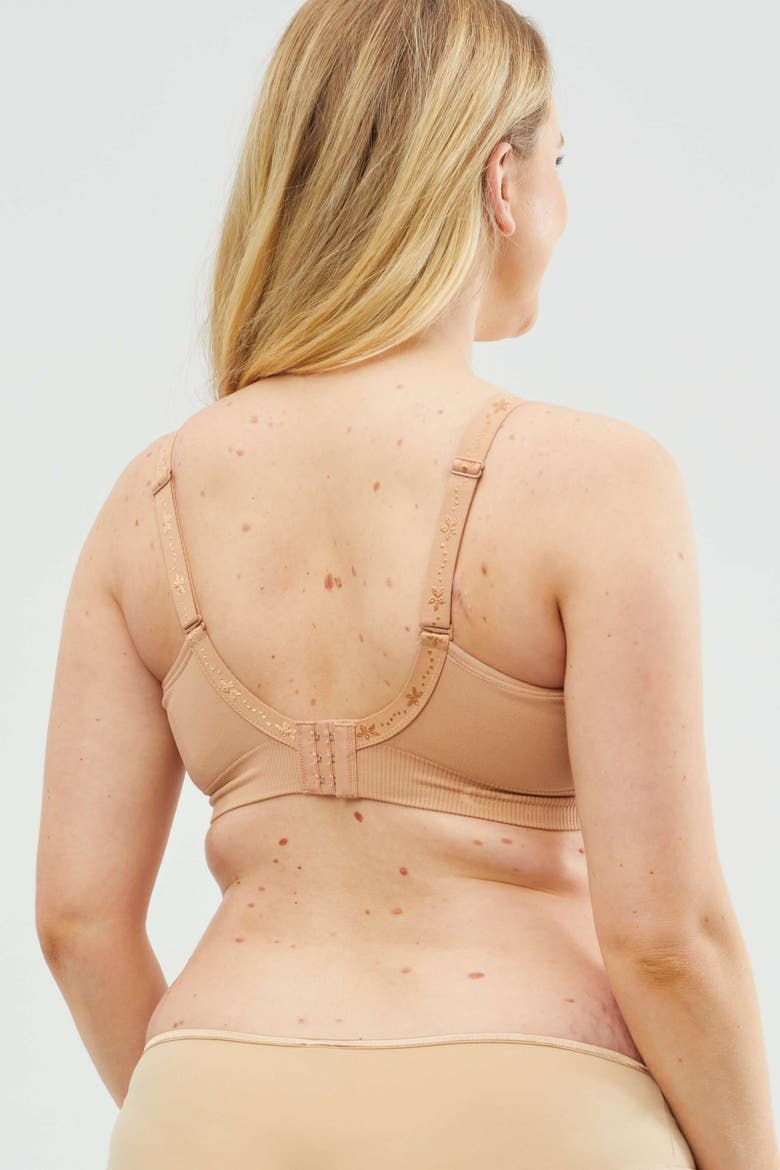 Rock Candy Seamless Padded Luxury Nursing Bra, Alternate, color, Mocha