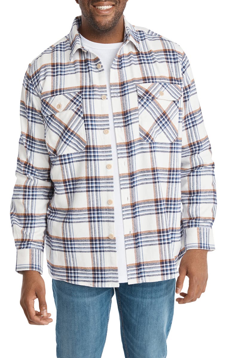 Johnny Bigg Levi Check Cotton Overshirt, Main, color,