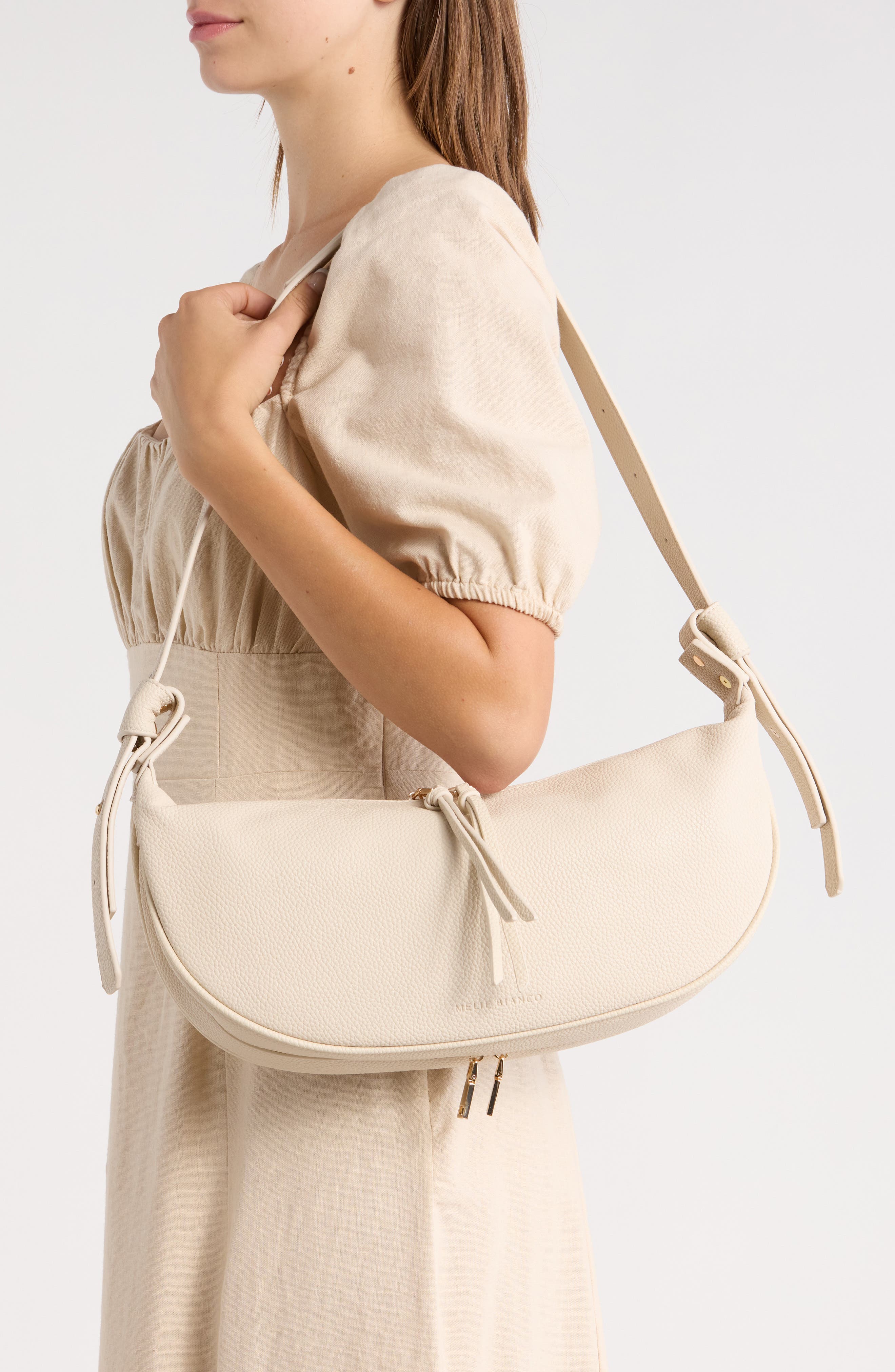 Hayden Faux Leather Crossbody Bag, Alternate, color, IVORY