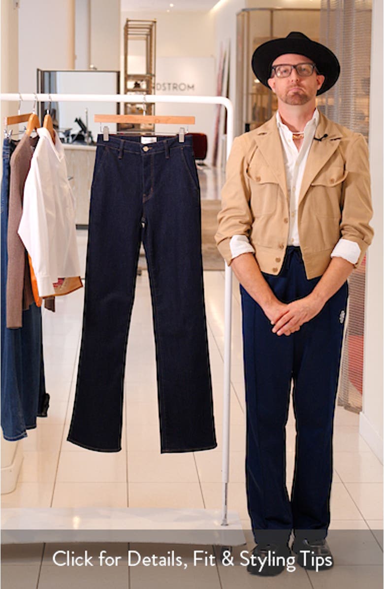 The High Waist Straight Leg Trouser Jeans, sales video thumbnail
