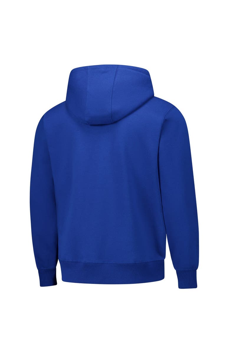 DUNBROOKE Unisex Dunbrooke  Royal Buffalo Bills Defender Quarter-Zip Hoodie, Alternate, color, 