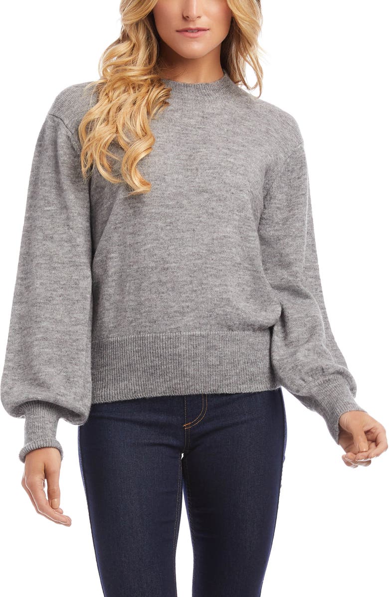 Karen Kane Blouson Sleeve Sweater, Main, color,