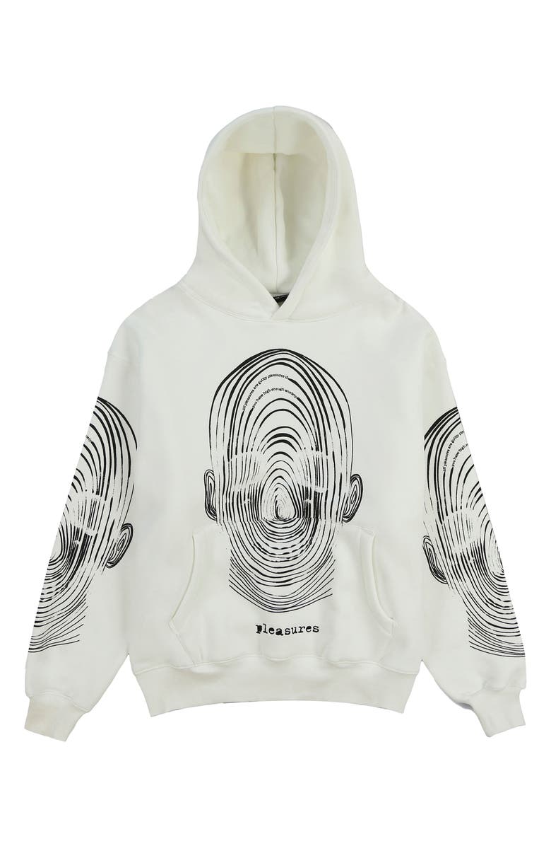 PLEASURES Guilty Graphic Hoodie, Alternate, color, Off White