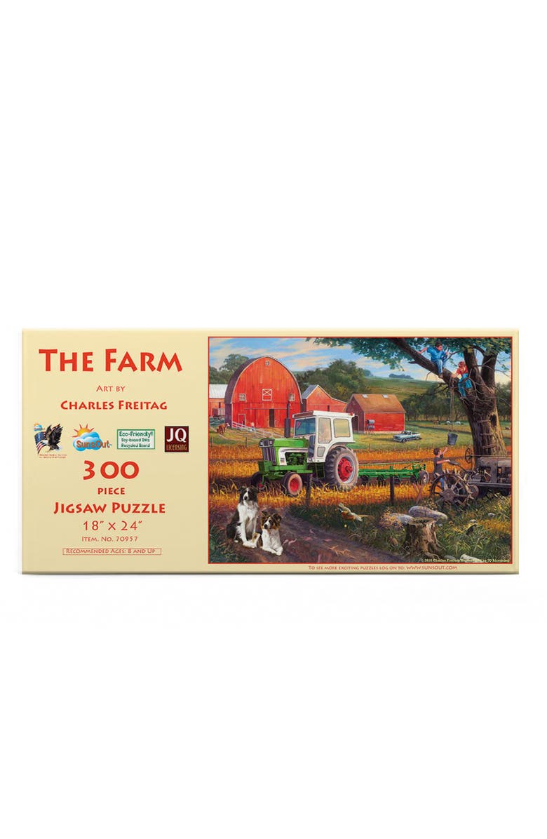 Sunsout The Farm 300 piece Jigsaw Puzzle for Adults, Alternate, color, Multicolor