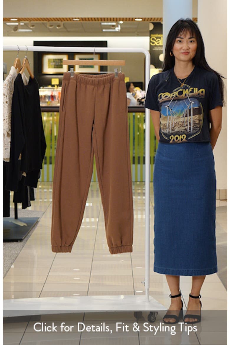 Clark Oversize Cotton Blend Sweatpants video