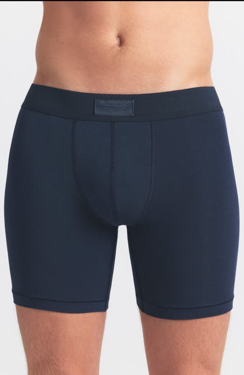 Skims 3-pack 5-inch Stretch Cotton & Modal Boxer Briefs In White