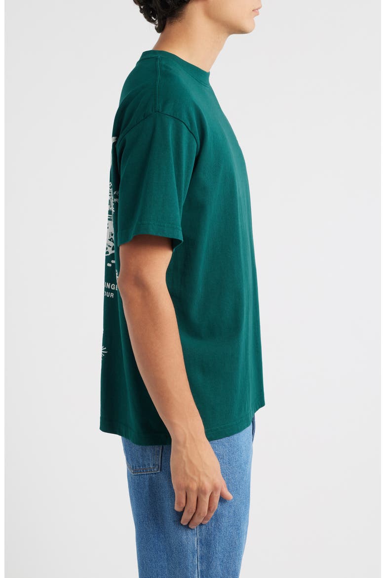 NPL Motel Golden Rest Graphic T-Shirt, Alternate, color, WASHED GREEN