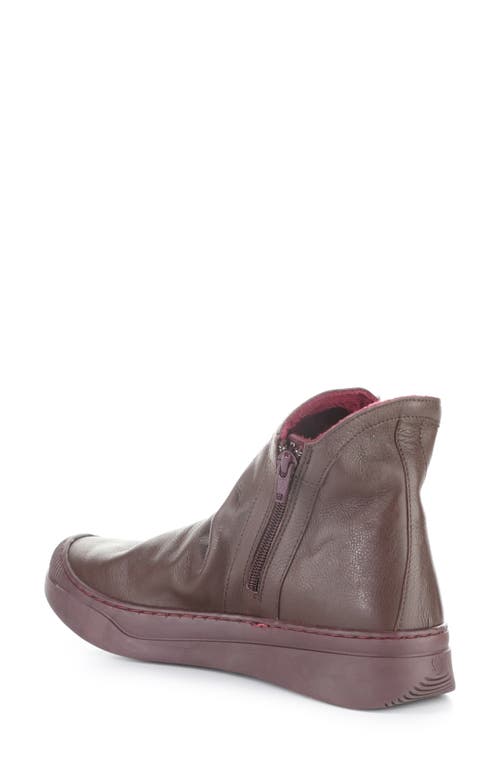 Fly London Abil Platform Wedge Bootie In Brown
