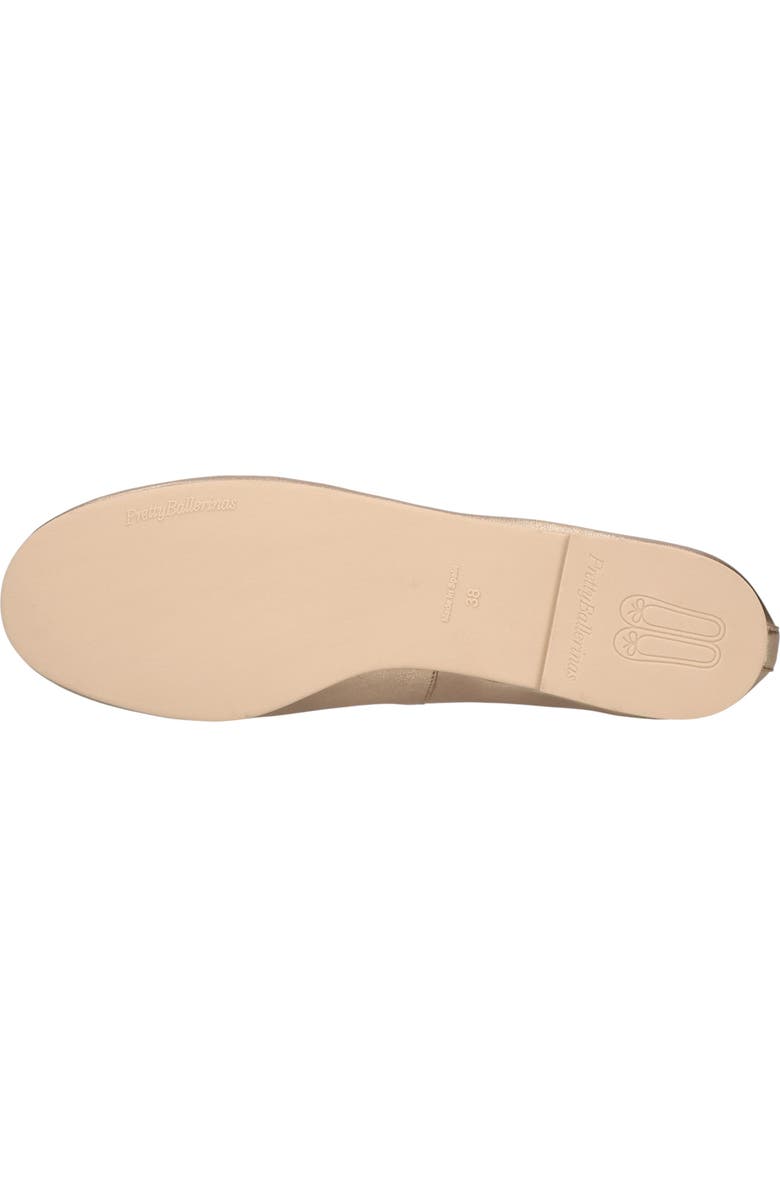 Pretty Ballerinas Round Toe Naked Metallic Ballet Flat, Alternate, color, Gold