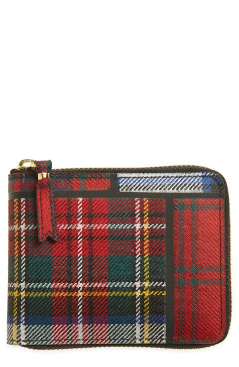 Tartan Patchwork Wool Wallet