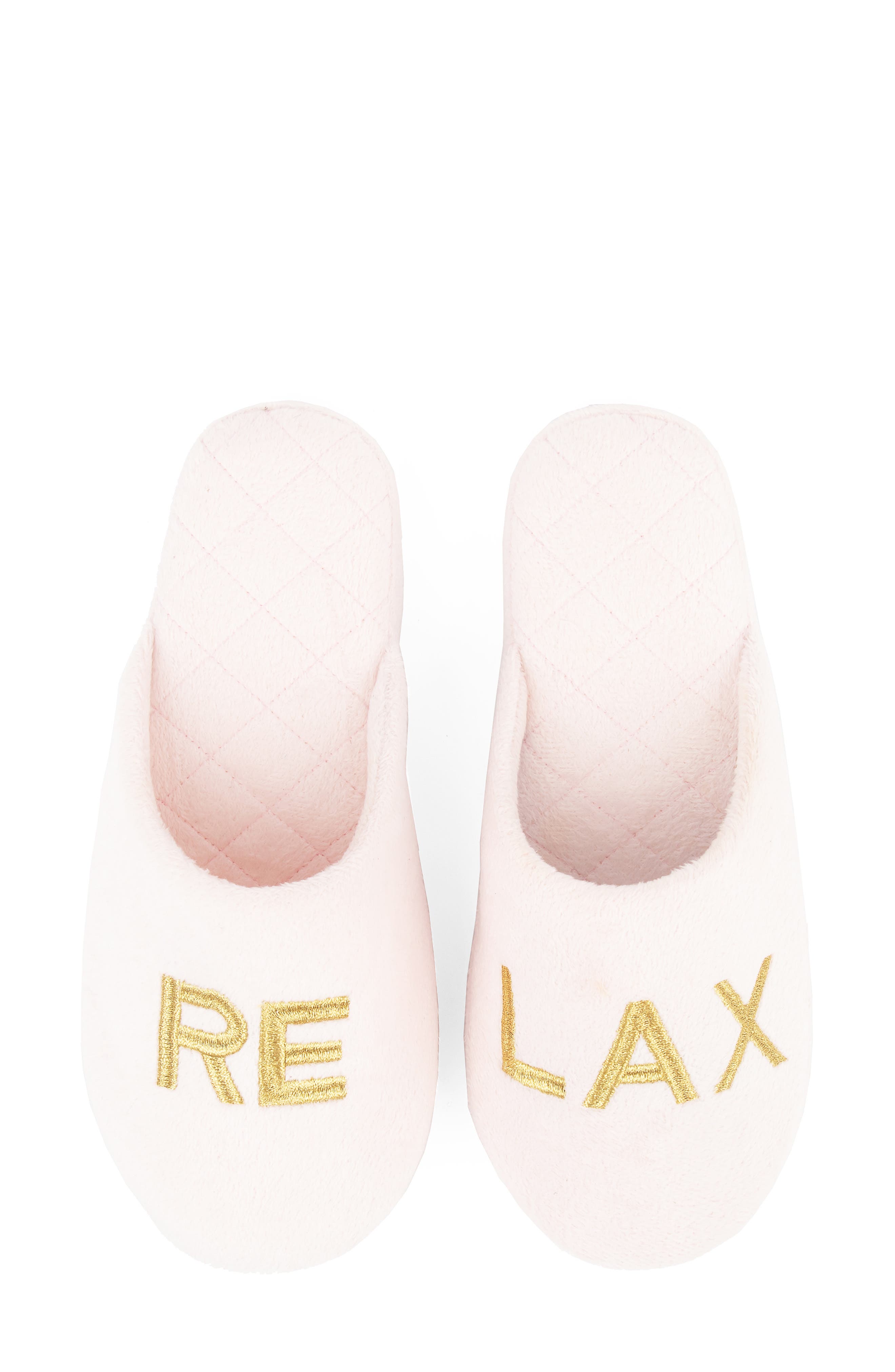 Relax Slipper, Main, color, PINK FABRIC