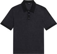 Theory Linen & Silk Polo