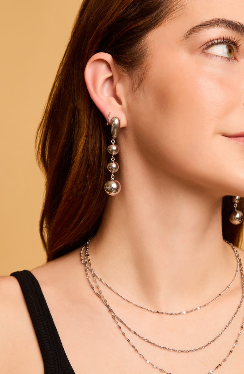 Petit Moments Ball Statement Drop Earrings, Alternate, color,