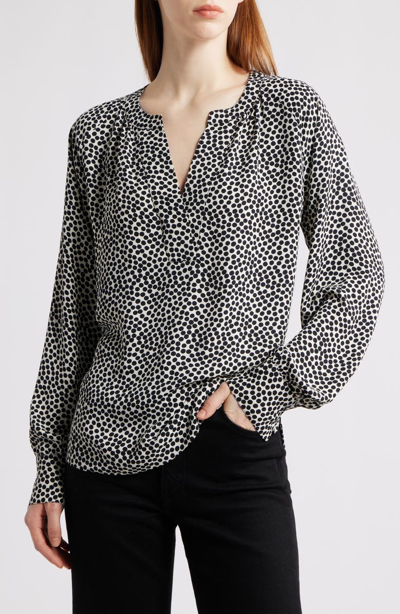 Spotted Around Long Sleeve Top