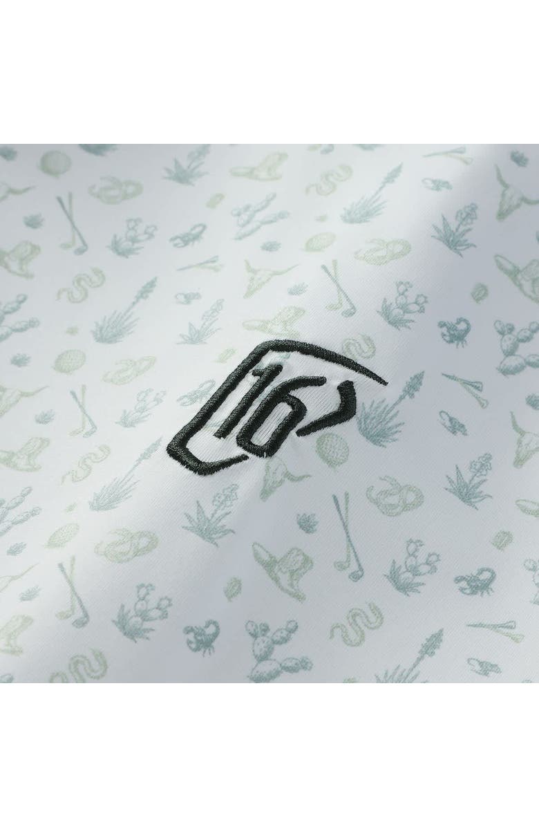 BARSTOOL GOLF Men's Barstool Golf  White WM Phoenix Open Printed Polo, Alternate, color, White