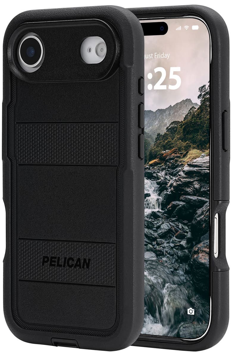 Pelican Voyager MagSafe Case with Holster for Apple iPhone Air, Alternate, color, Black