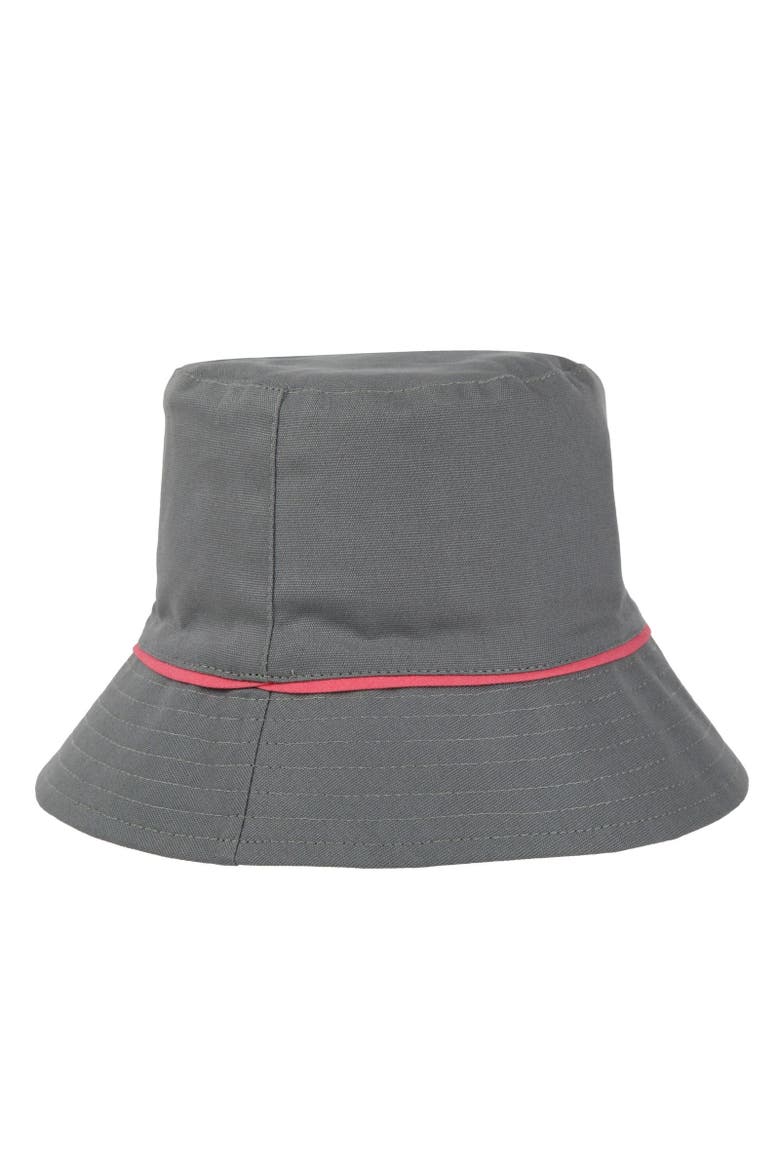 Abstract Floral Reversible Bucket Hat, Alternate, color, Green Milieu