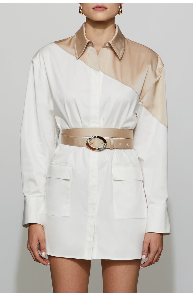 Et Ochs Halle Dress, Alternate, color, Vanilla/White