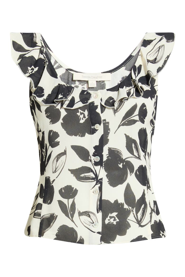 The Love Note Floral Top, Alternate, color, BRUSHED NEUTRAL FLORAL